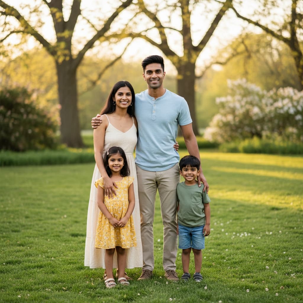 petite indian man outdoor park golden hour 60074637