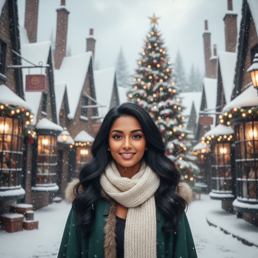 petite indian woman hogsmeade village 34572995