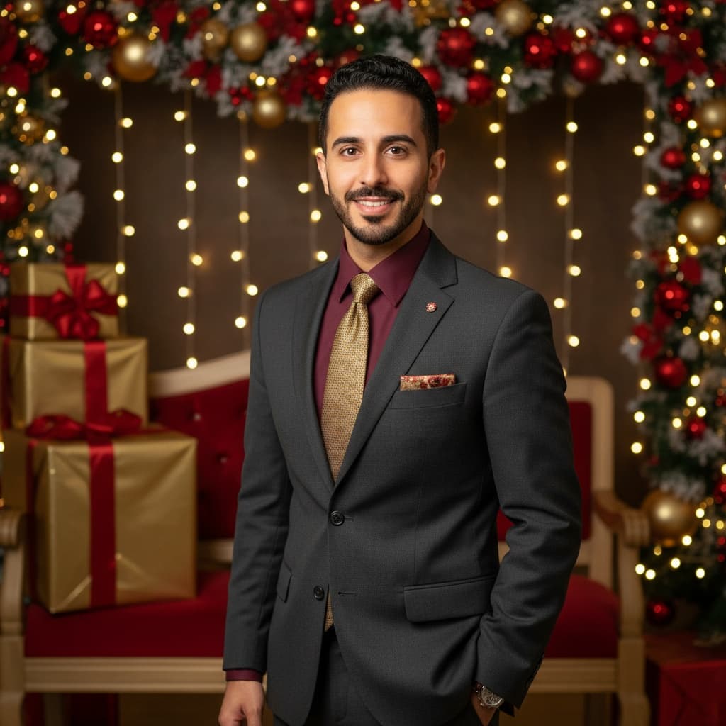 petite middle_eastern man formal elegant holiday 26217816