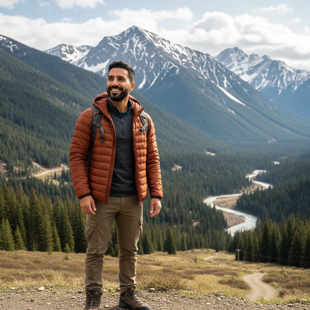 petite middle_eastern man outdoor nature adventure 59398967