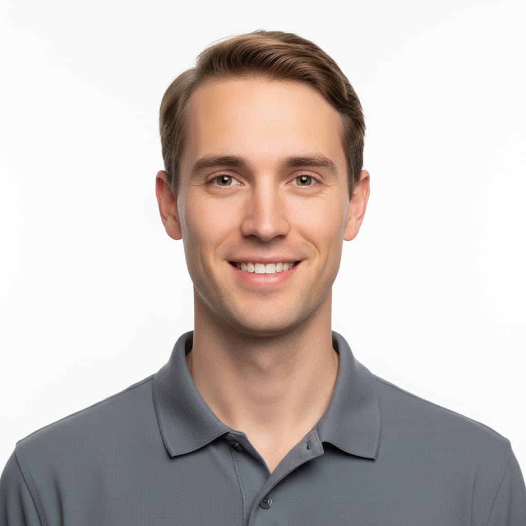 petite white man white background full face 54555666