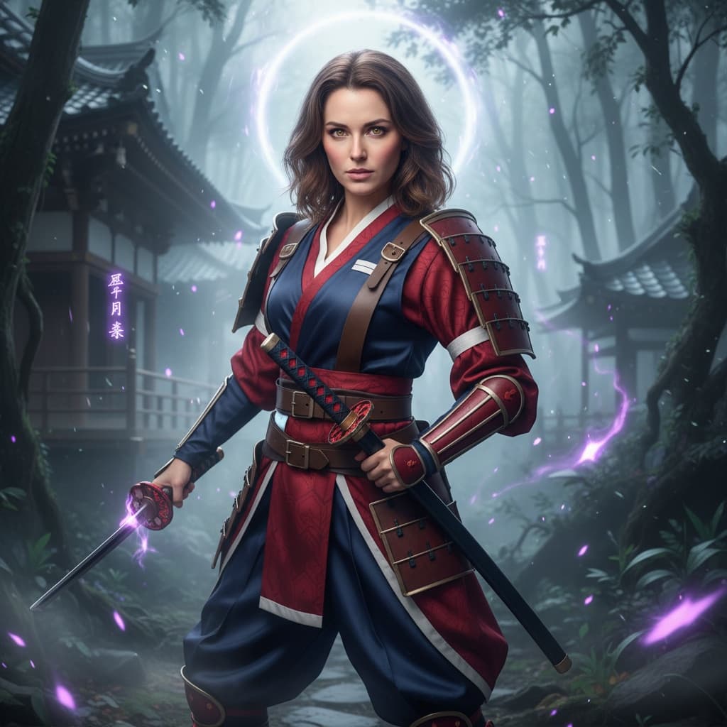 petite white woman demon slayer warrior 23451452