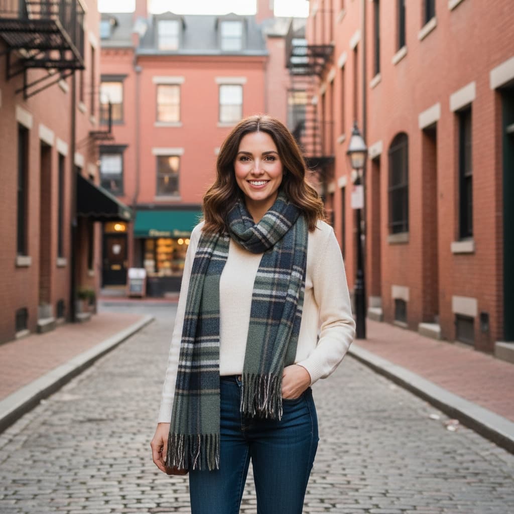 petite white woman north end italian quarter 60761542