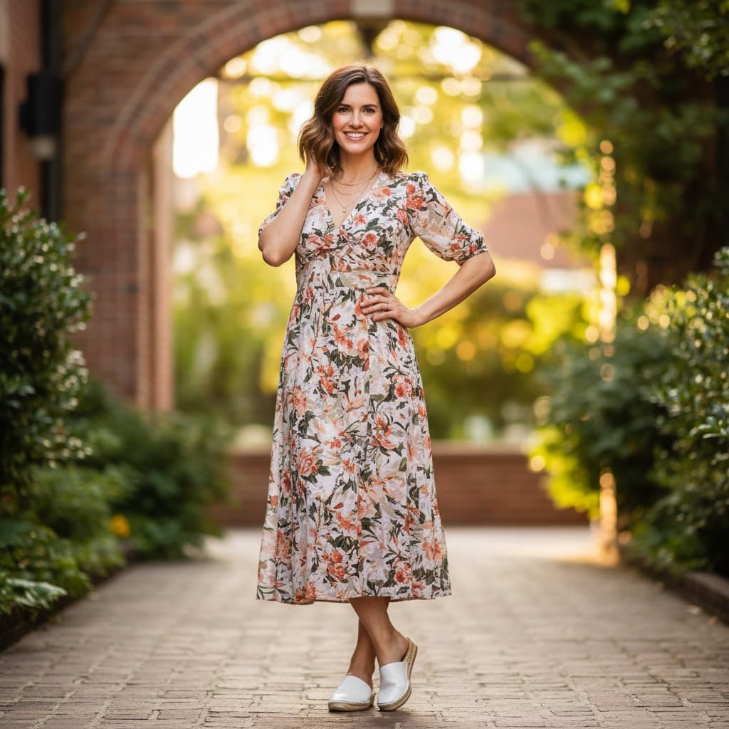 petite white woman outdoor modern portrait 15911127