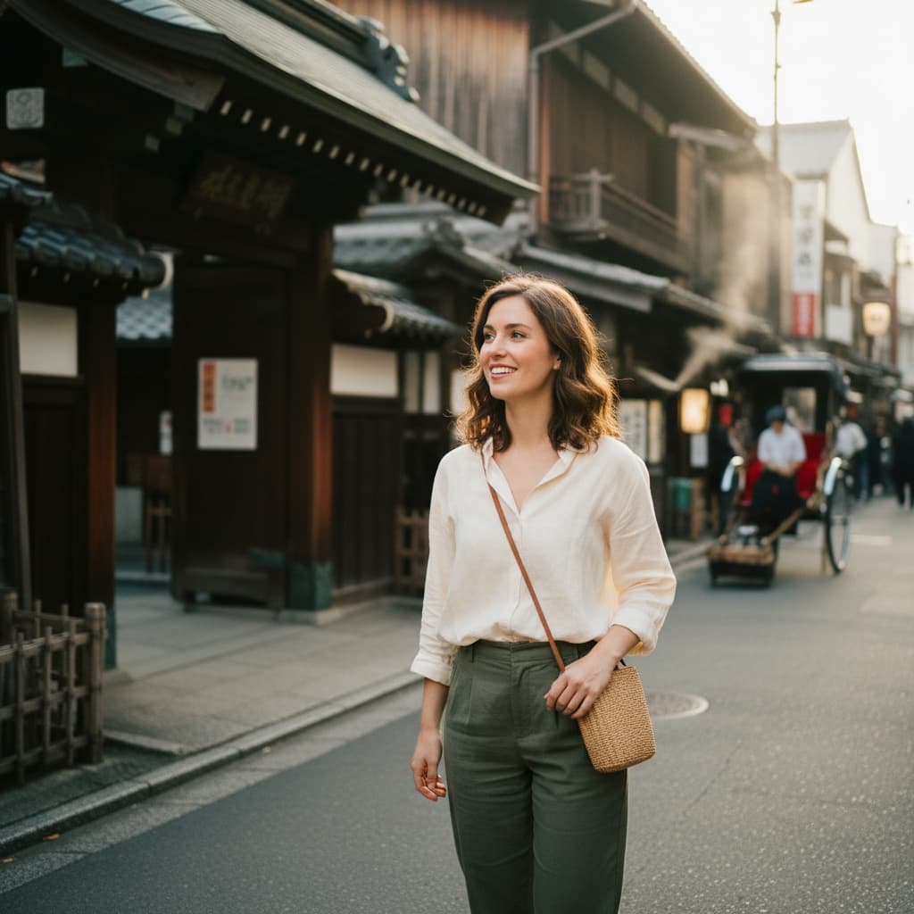 petite white woman ryogoku sumo district 14225343