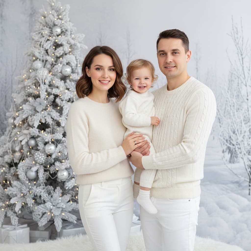 petite white woman white winter wonderland 25417113
