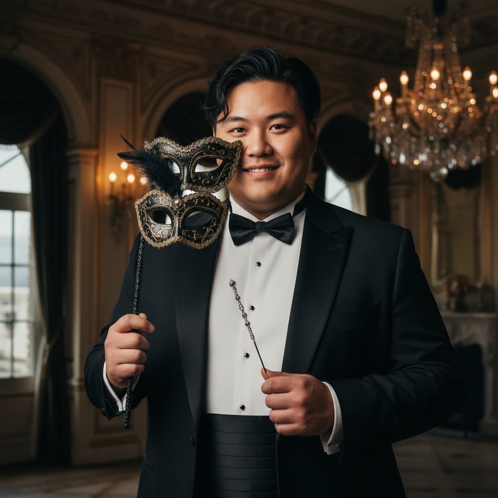 plus_size asian man elegant masquerade ball 48619744