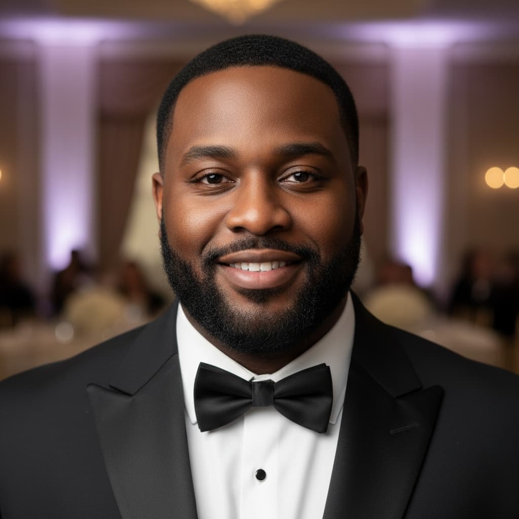 plus_size black man elegant product closeup 96574805