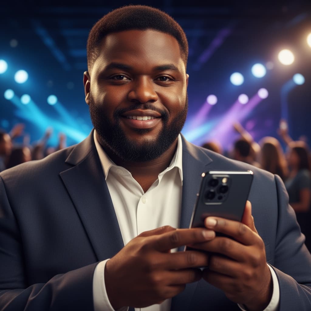 plus_size black man hands holding product 86626949