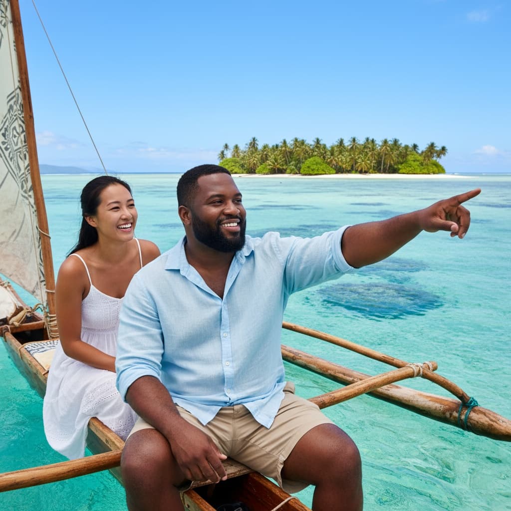 plus_size black man traditional boat cruise 48100150