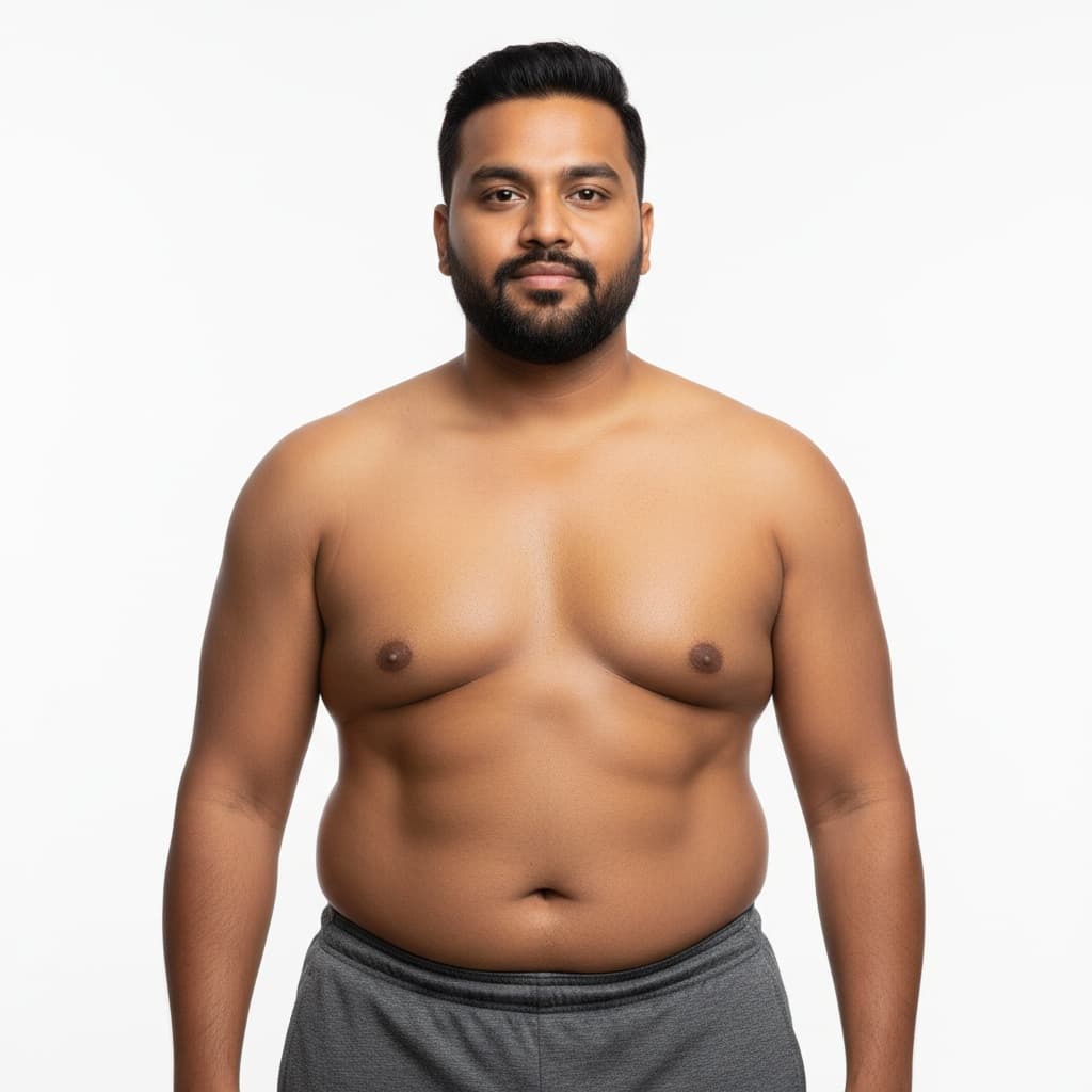 plus_size indian man before casual standing front 67450326