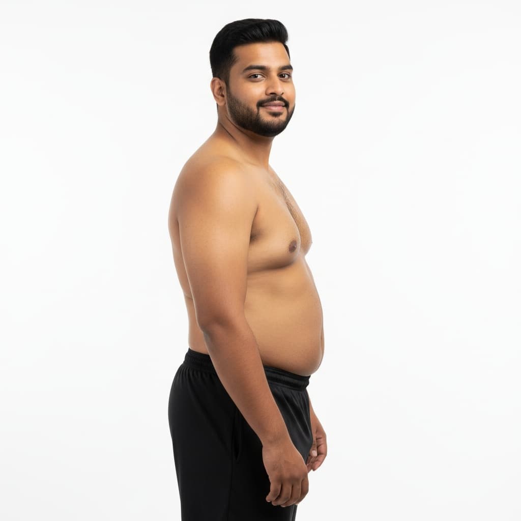 plus_size indian man before side profile neutral 32923225