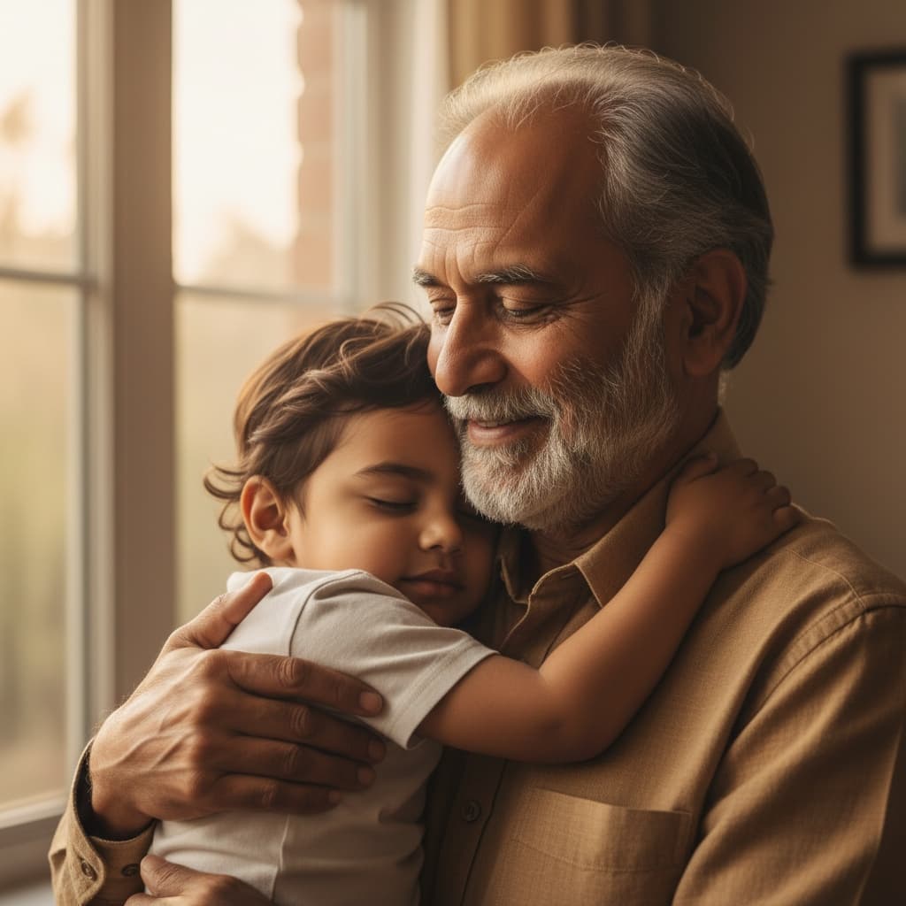plus_size indian man close portrait embrace 56591543