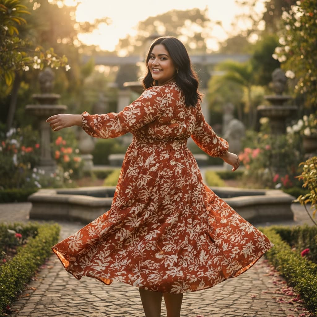 plus_size indian woman outdoor natural light full 21476742