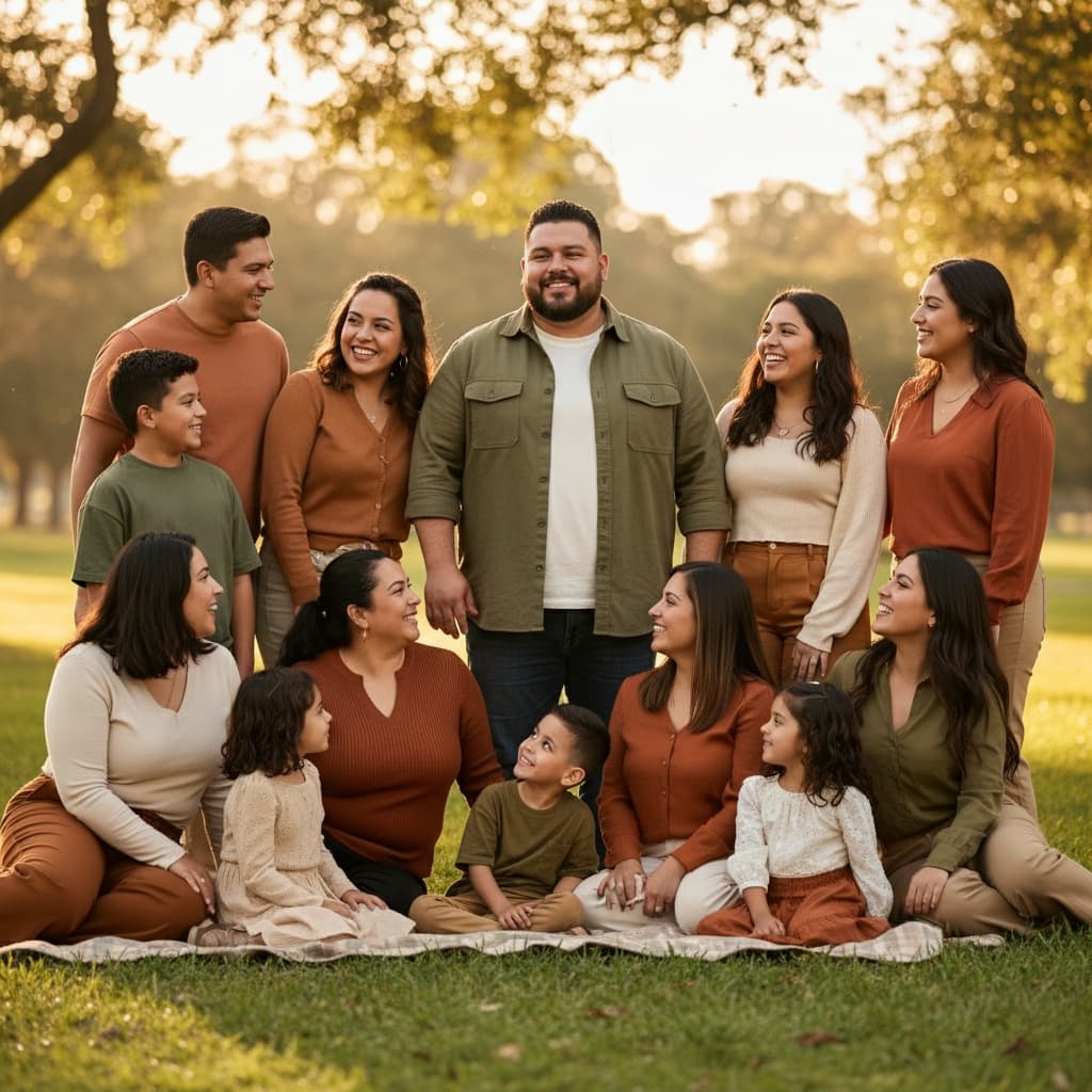 plus_size latino man outdoor park golden hour 73624462