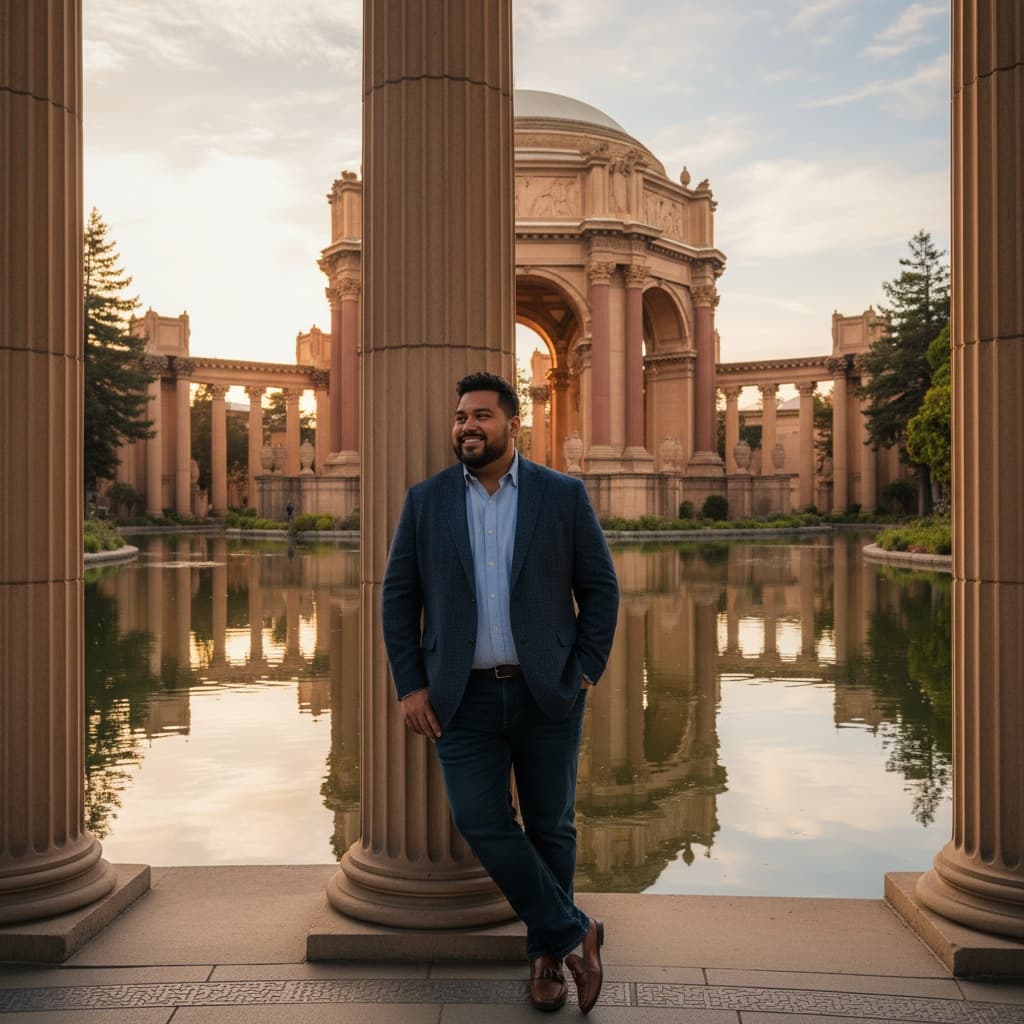plus_size latino man palace of fine arts 90129140