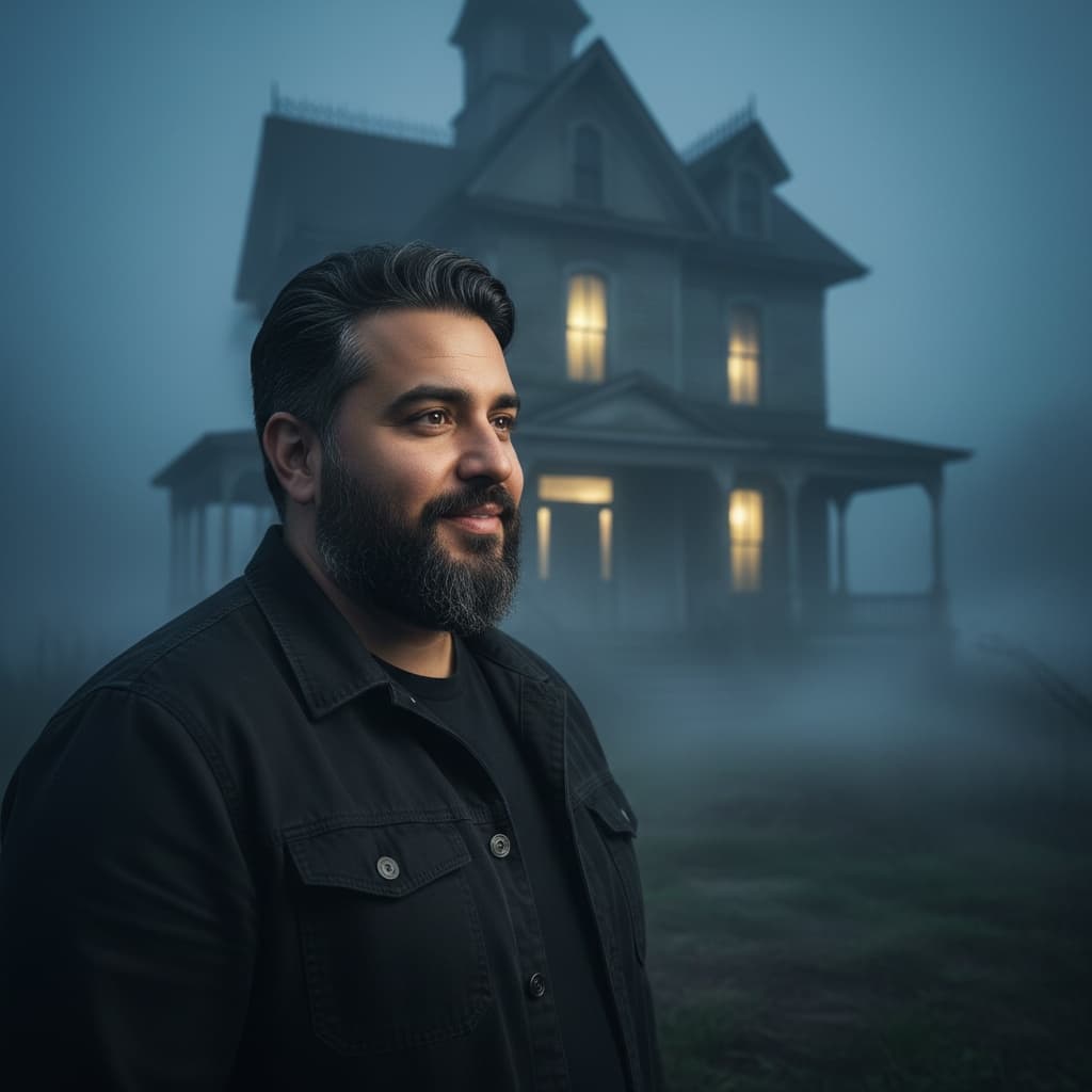 plus_size middle_eastern man spooky haunted house 51227034