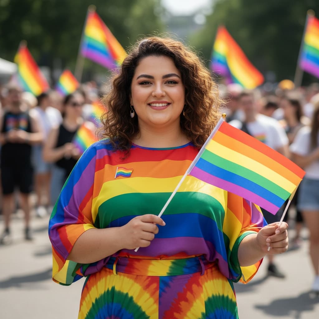 plus_size middle_eastern woman pride festival vibes 47174359