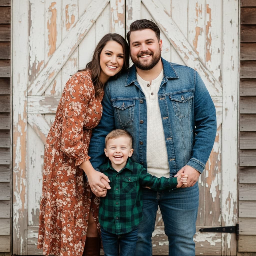 plus_size white man rustic wooden barn door 39326848
