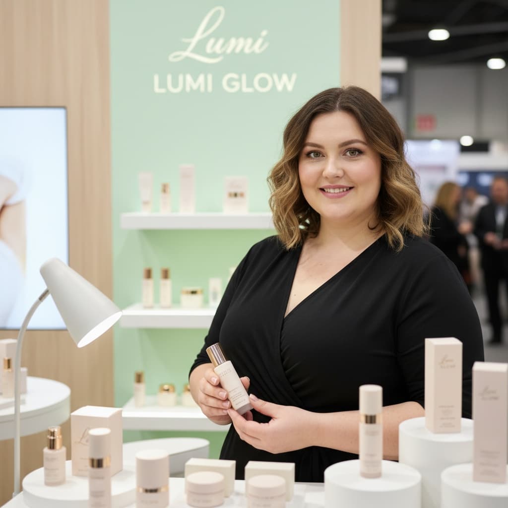 plus_size white woman product display closeup 42871381