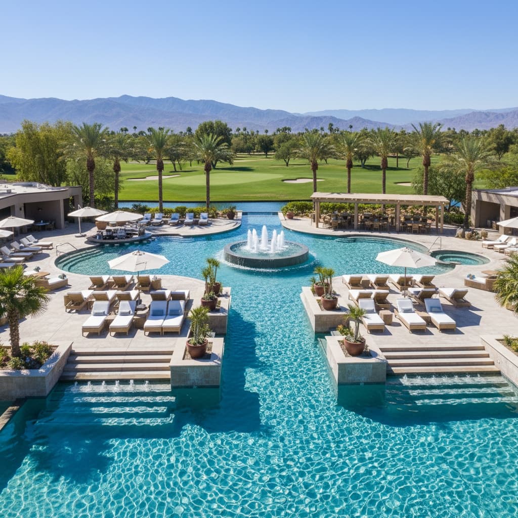 pool or water feature aerial 50246754