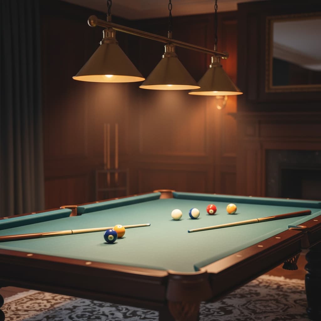 pool table detail shot 91130285