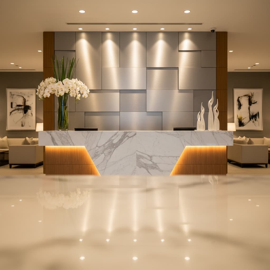 reception desk focal point 34068235