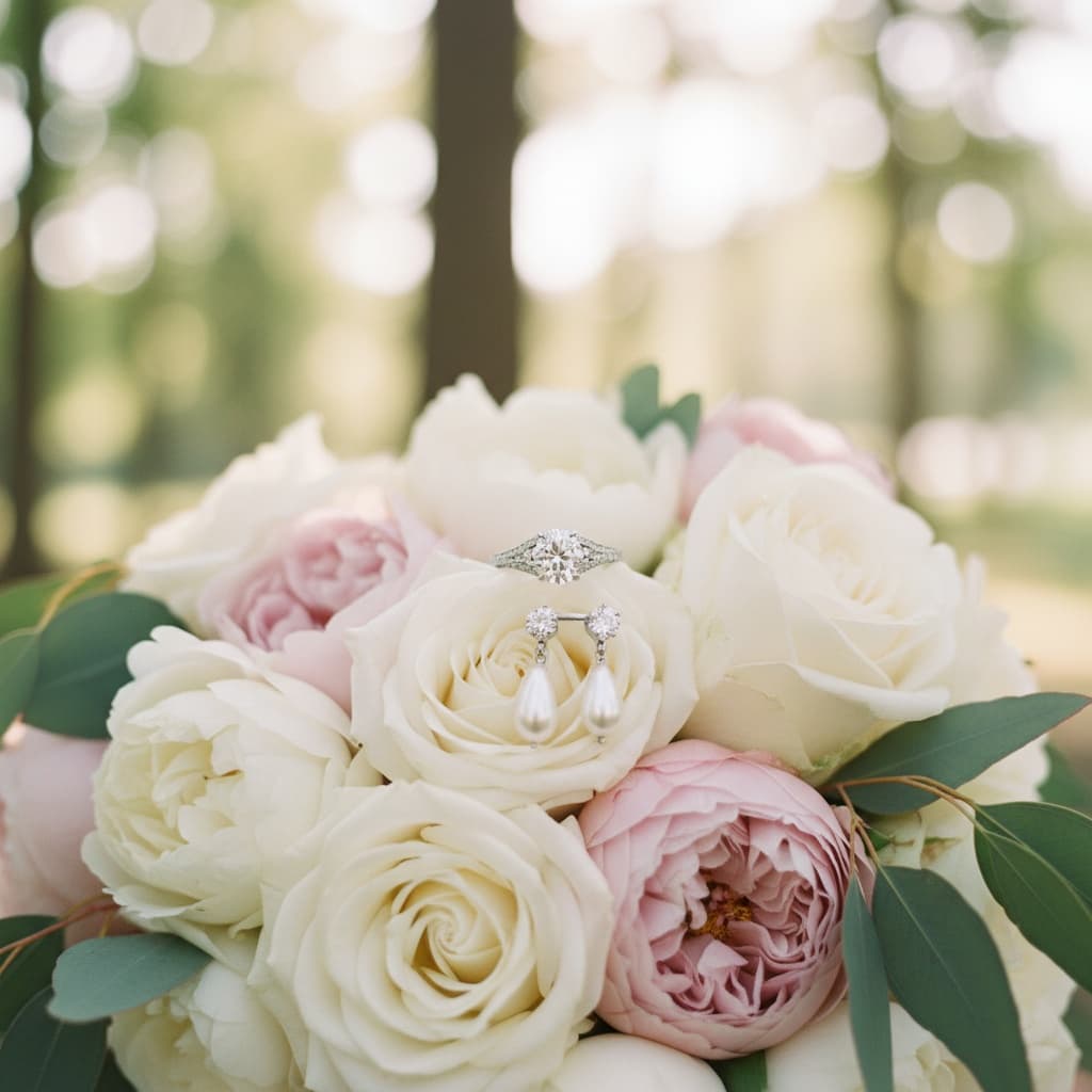ring on bouquet 20821552