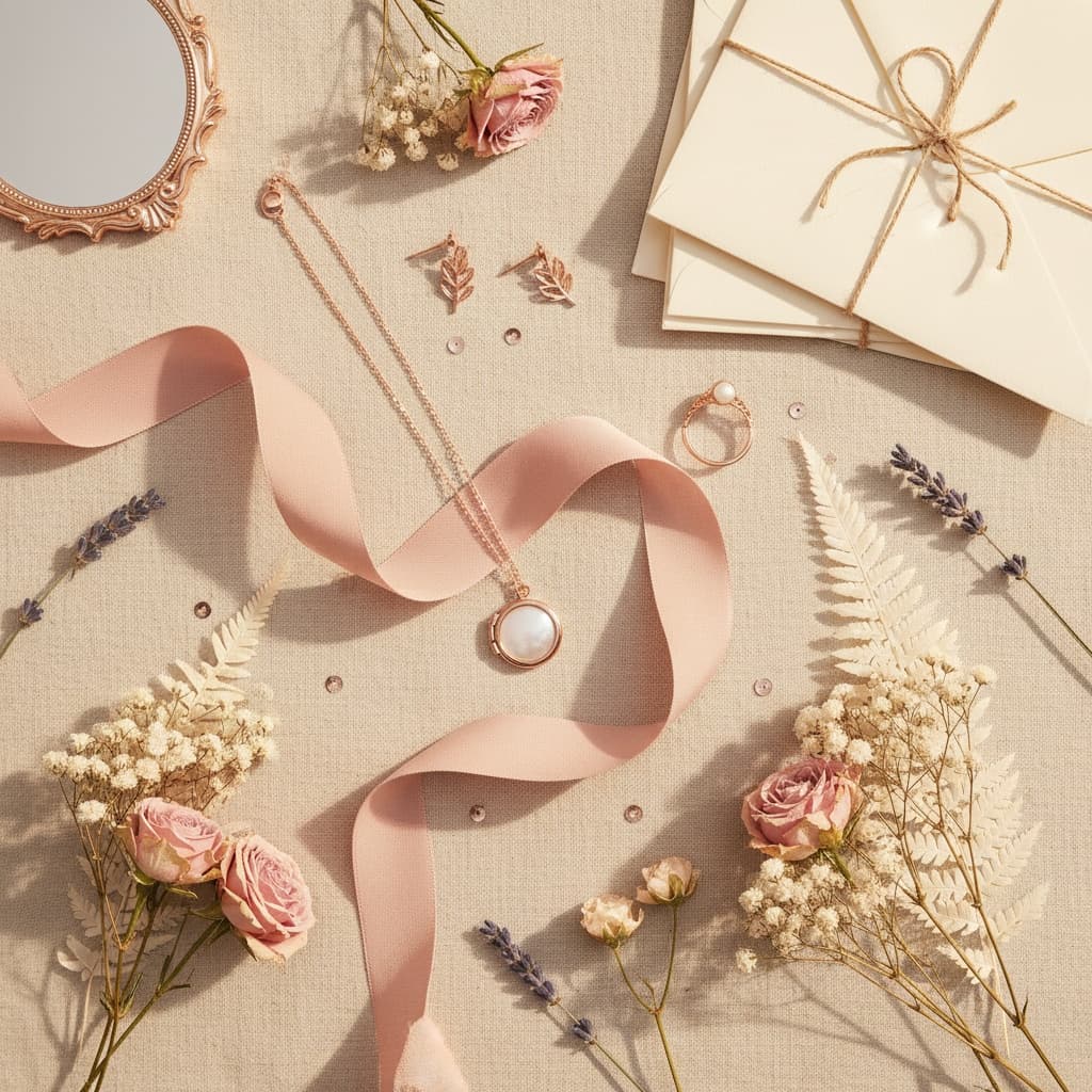 rose gold blush styling 80829609