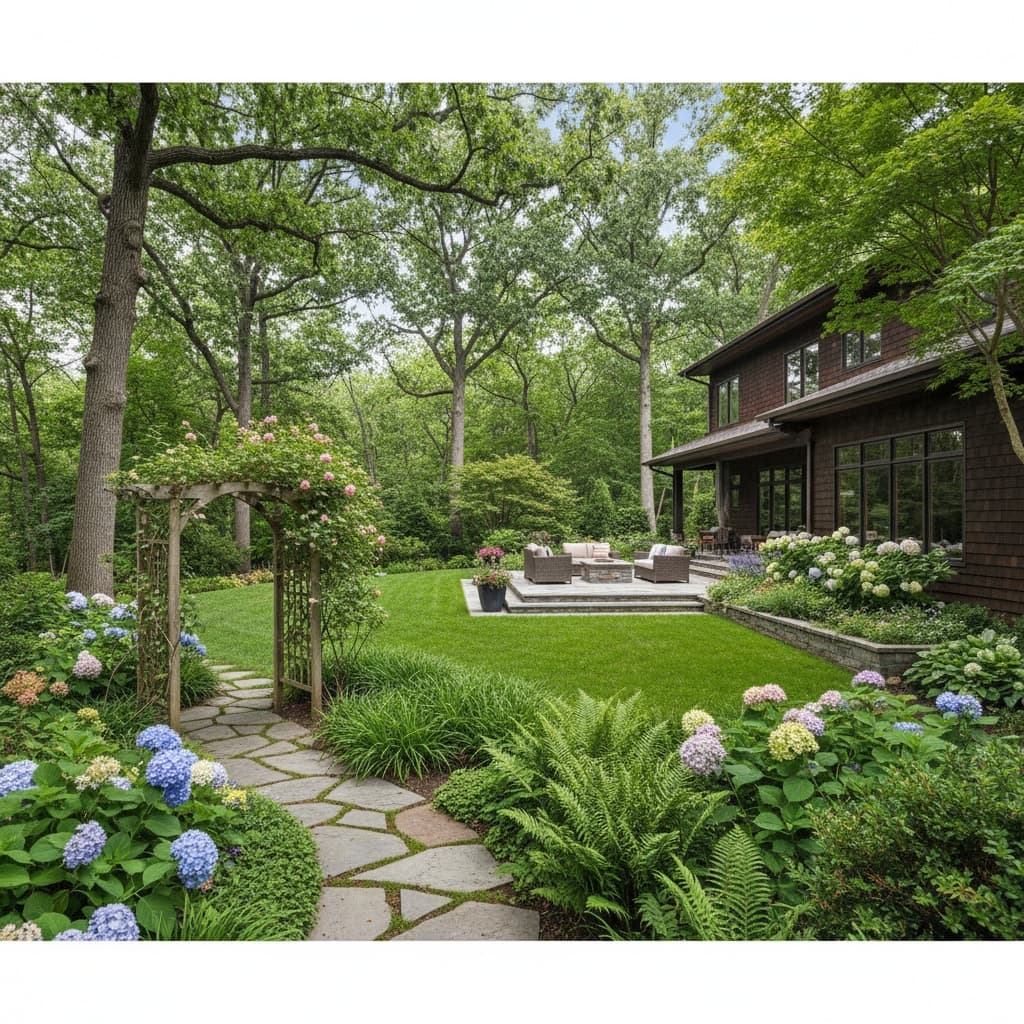 side angle landscaping 52621679