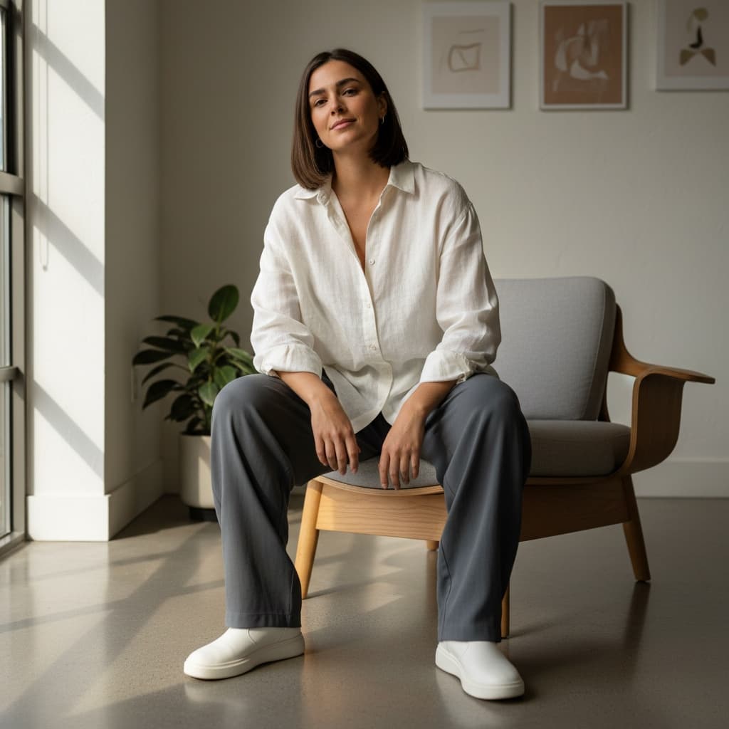 sitting lifestyle editorial 31824567