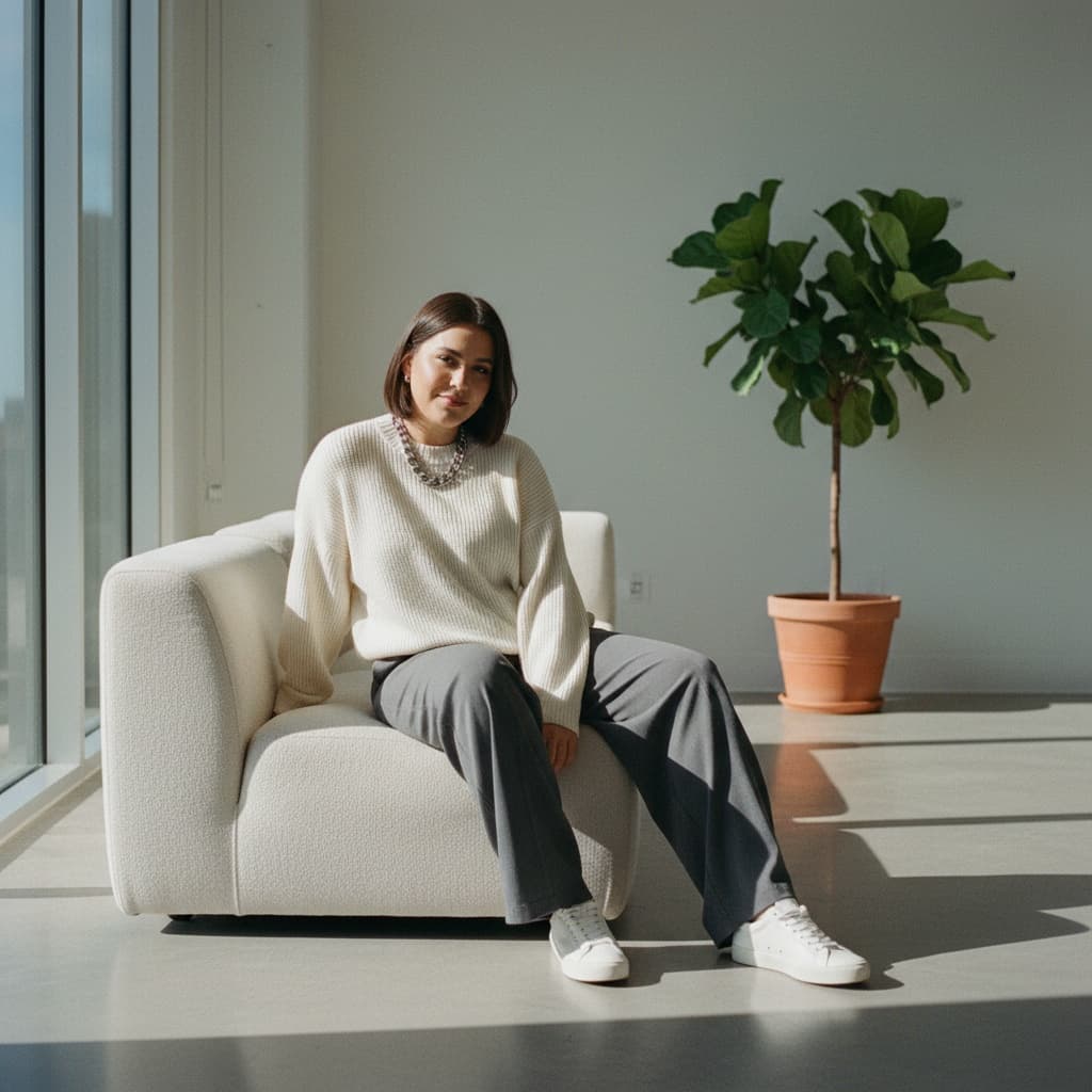 sitting lifestyle editorial 88450030