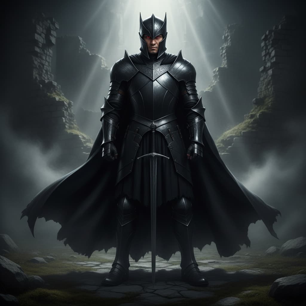 slim asian man dark knight dramatic 16279728