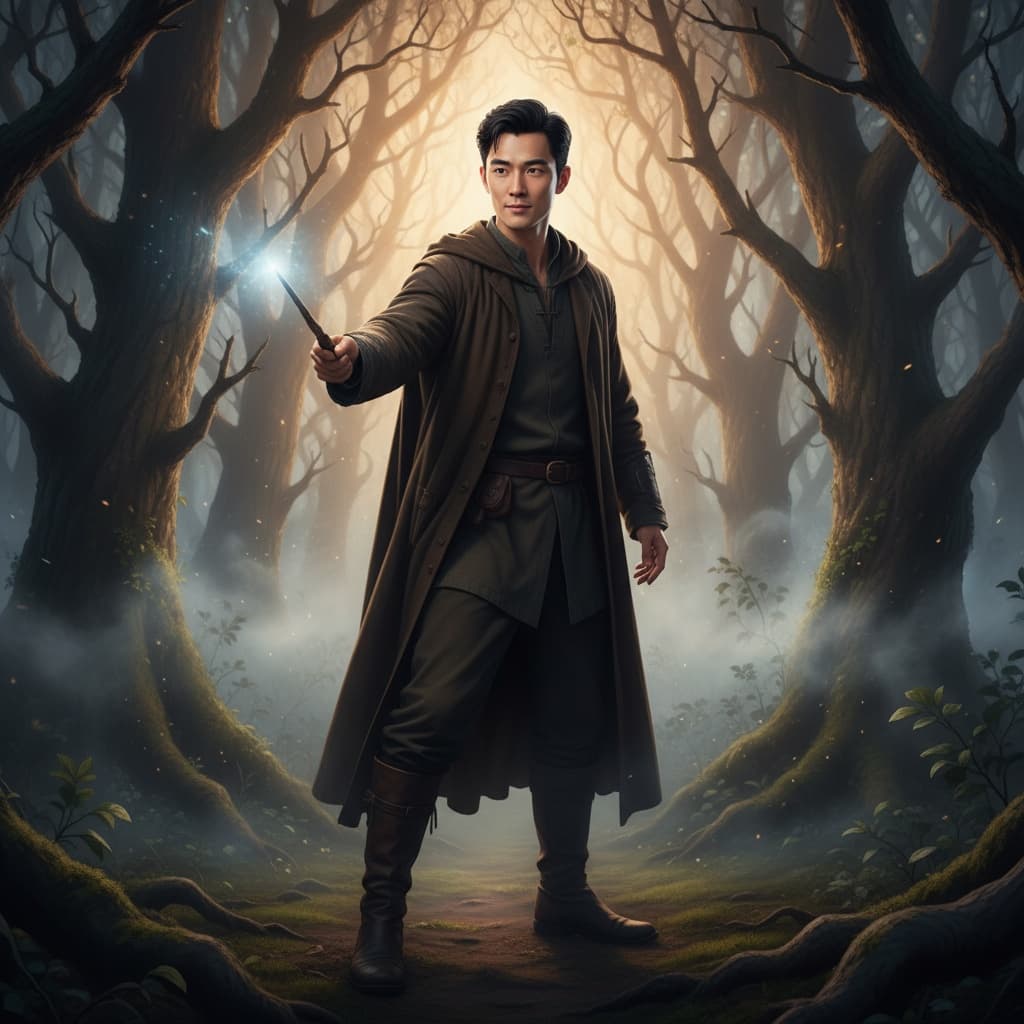slim asian man forbidden forest 47817188