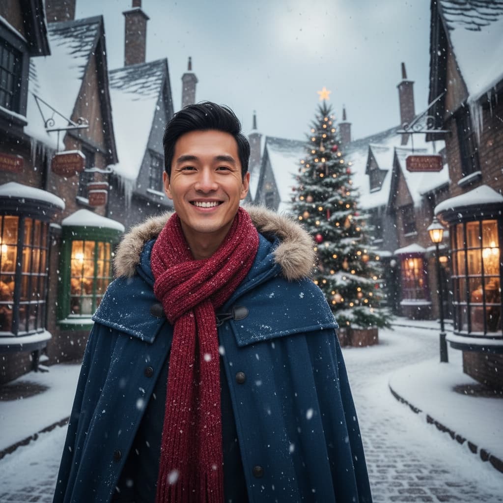 slim asian man hogsmeade village 34316757