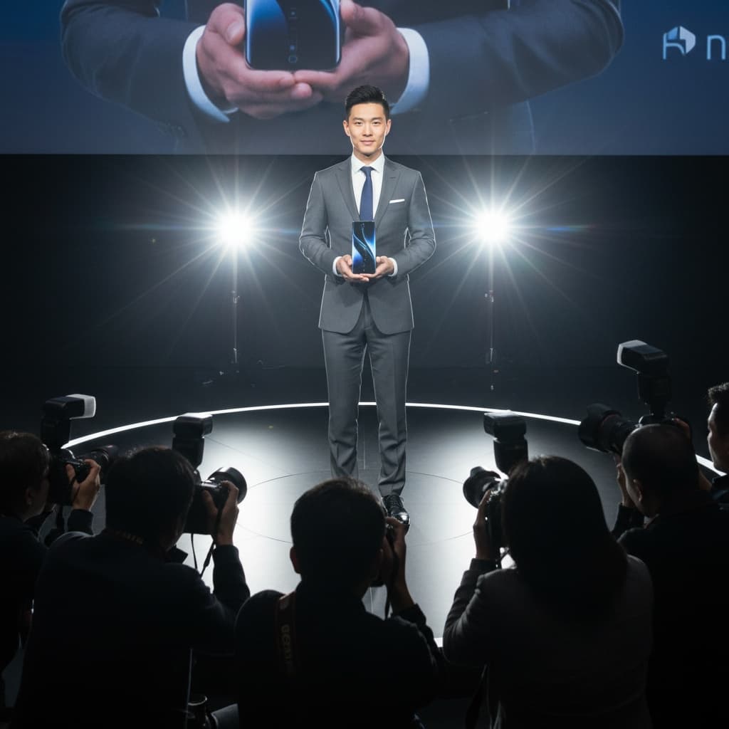 slim asian man media photographer crowd 24264756