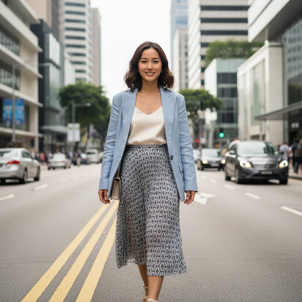 slim asian woman orchard road shopping 79327180