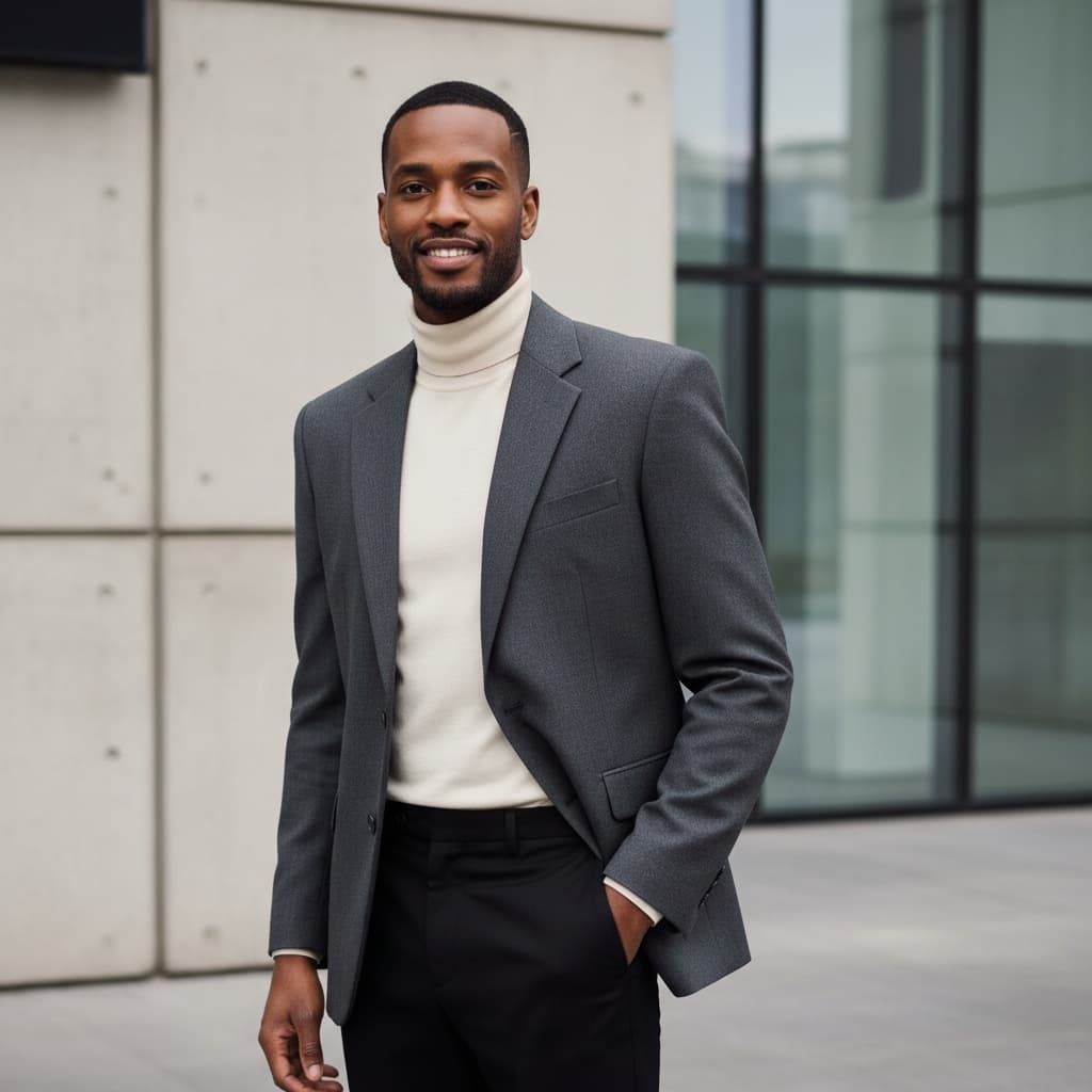 slim black man architectural location 96331960