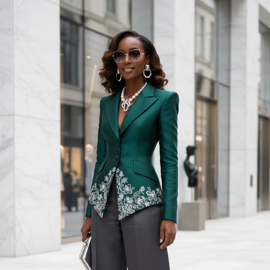 slim black woman urban luxury street style 26727754