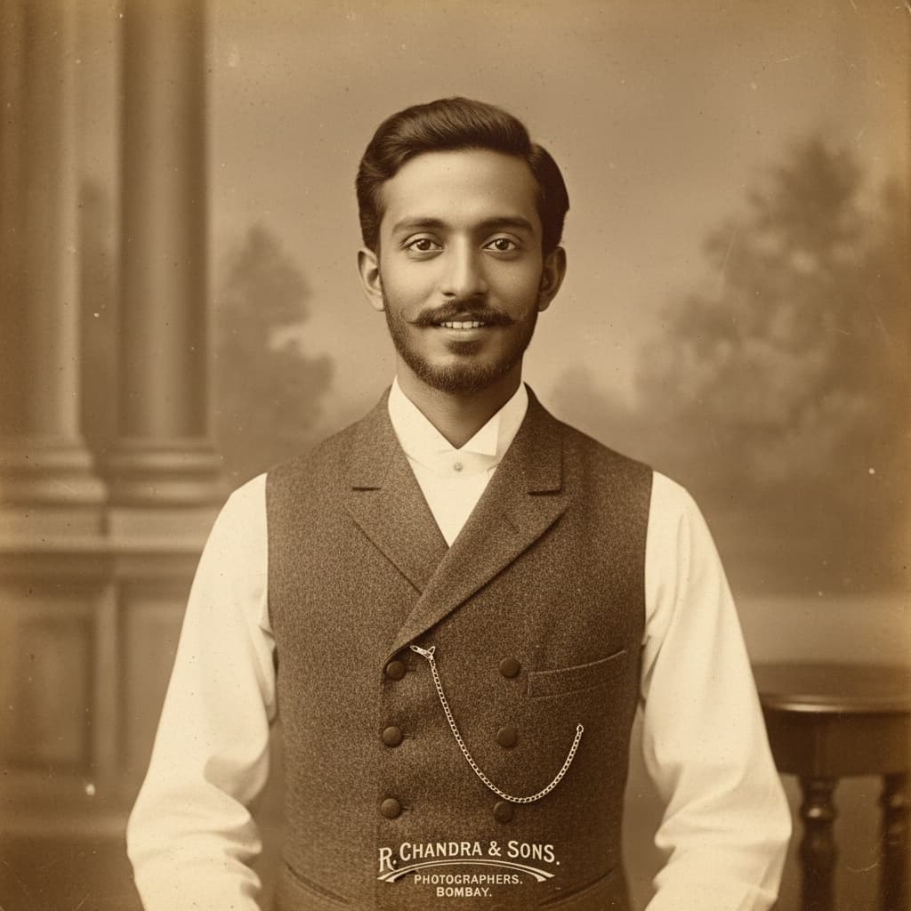 slim indian man cabinet card formal 28194126