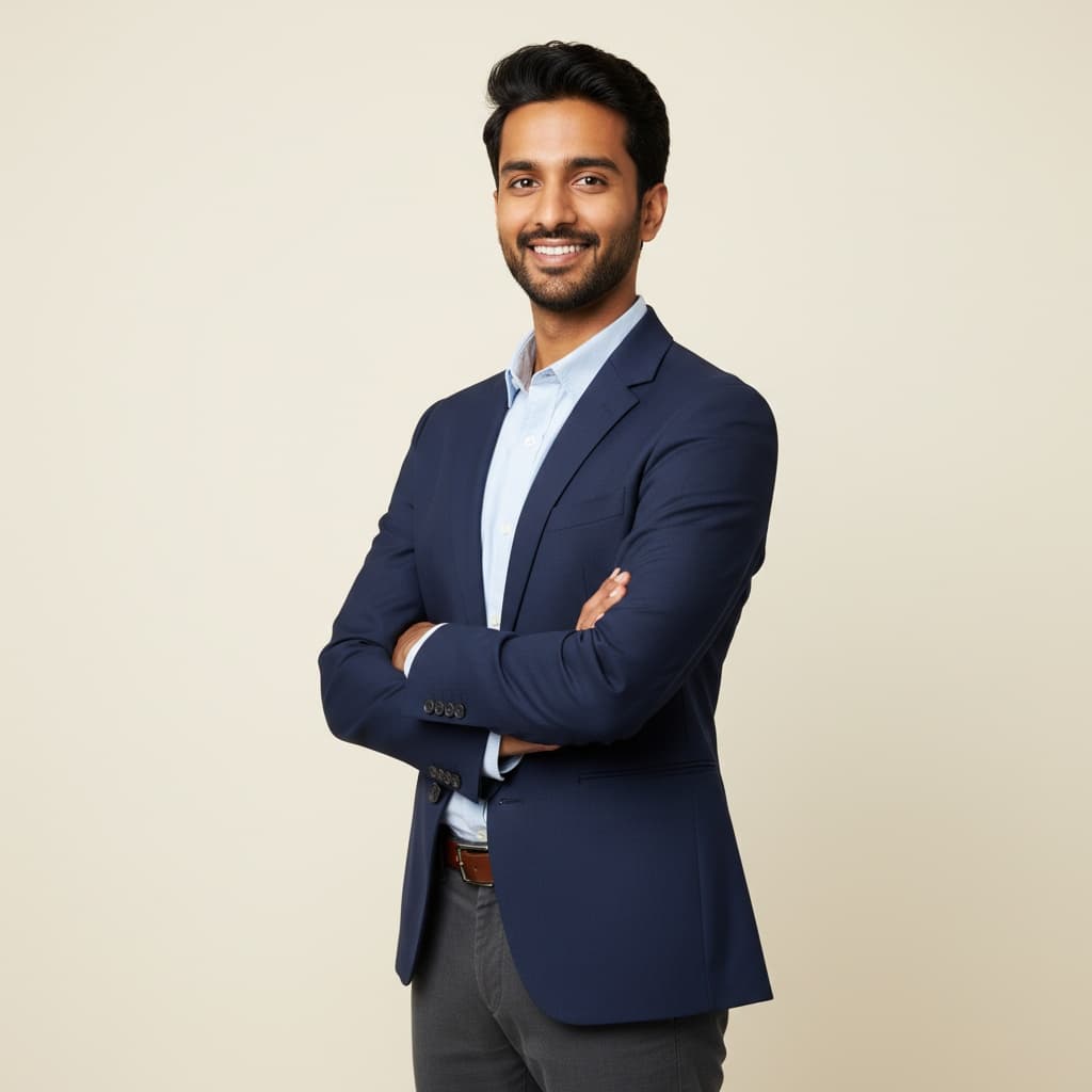 slim indian man classic studio neutral 93337191