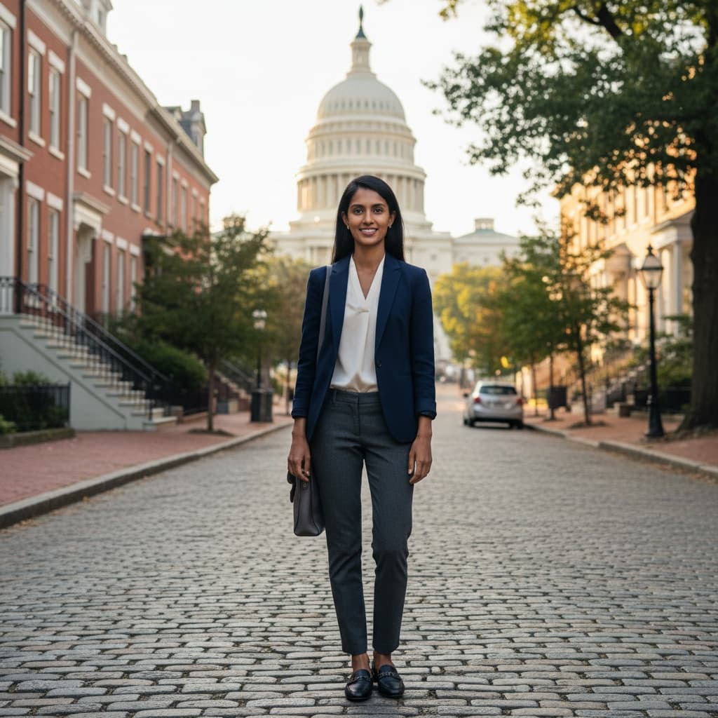 slim indian woman capitol hill street 13726711