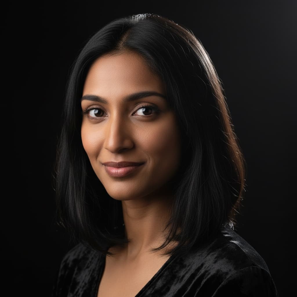 slim indian woman dramatic low key lighting 17388973