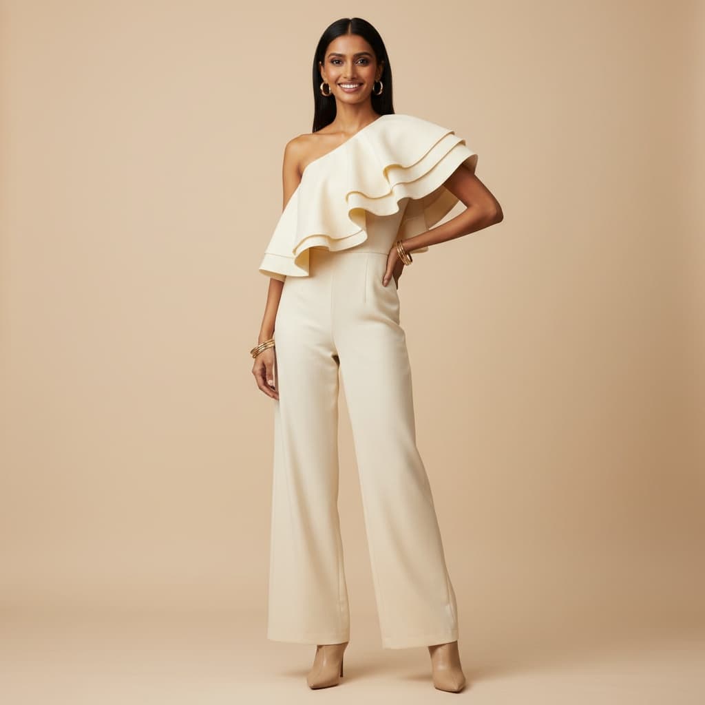 slim indian woman minimalist studio full length 28841560