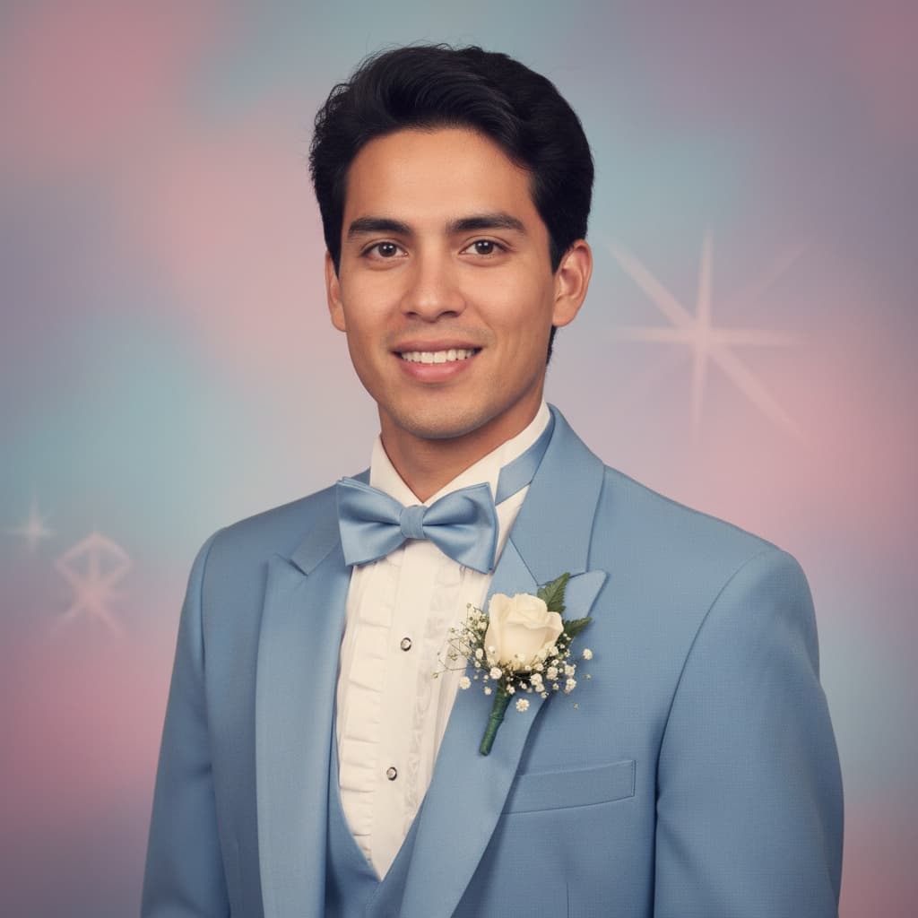 slim latino man prom formal portrait 54474733