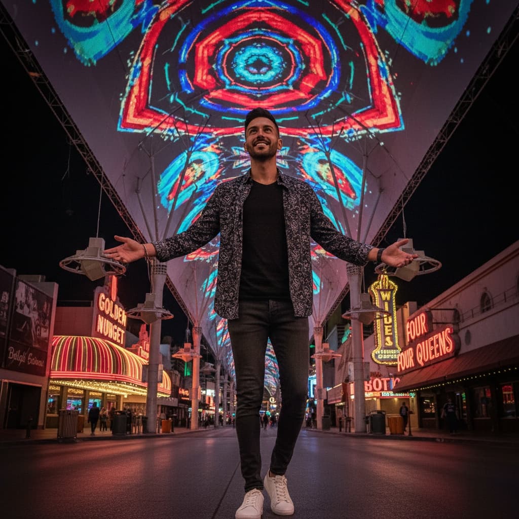 slim middle_eastern man fremont street canopy 86263943