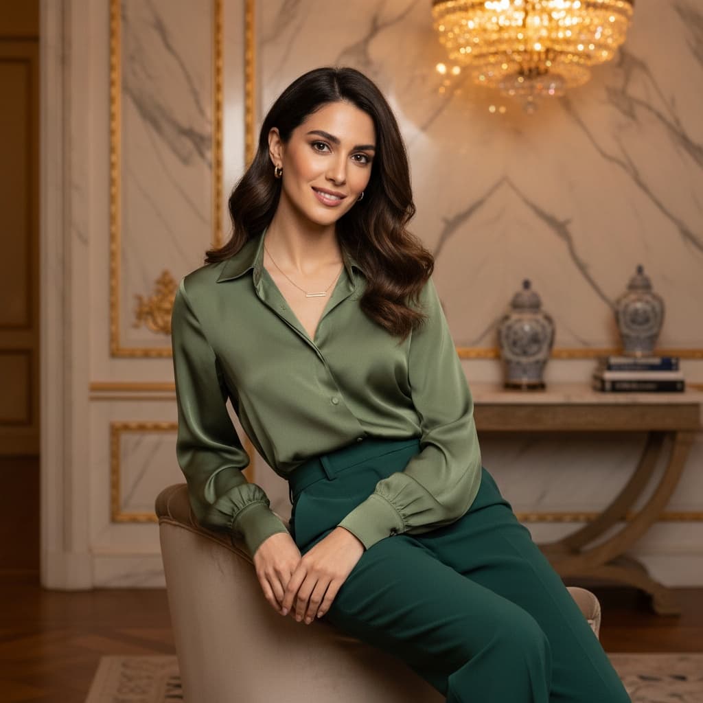 slim middle_eastern woman luxury interior lifestyle 36970178