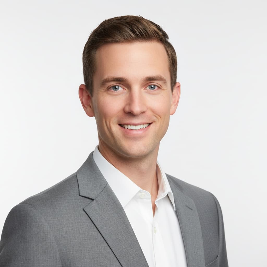 slim white man bright corporate approachable 95876660
