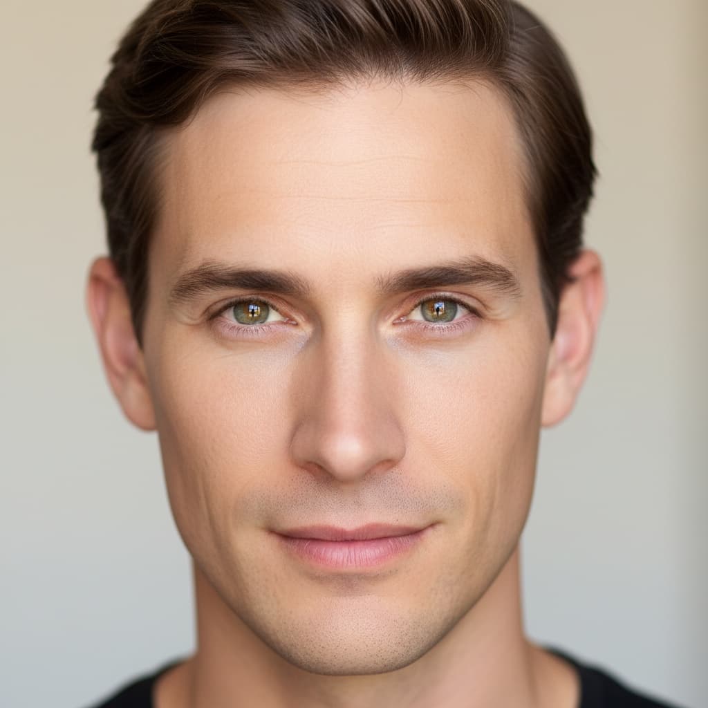 slim white man close up beauty portrait 99934251