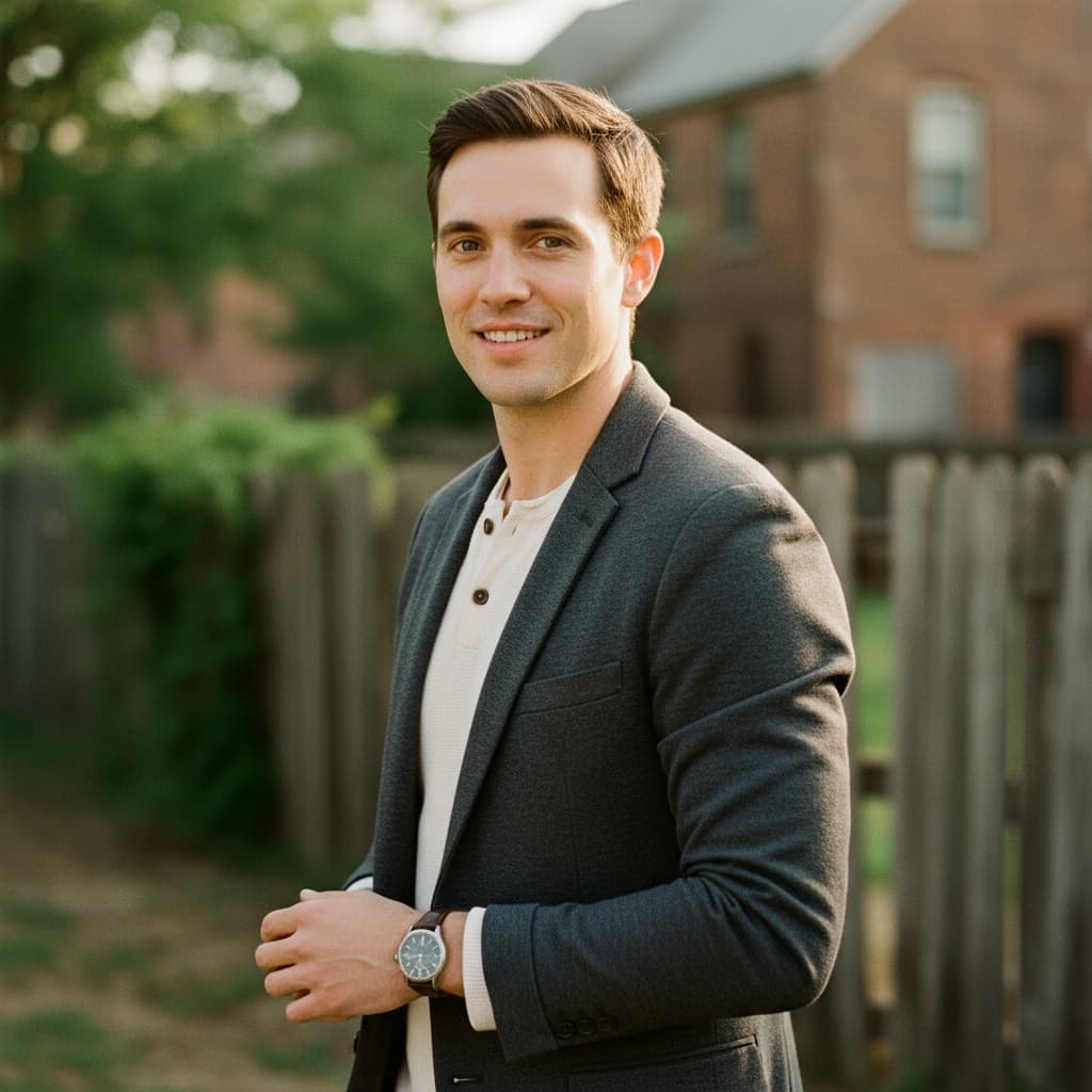 slim white man outdoor natural light author 24989709